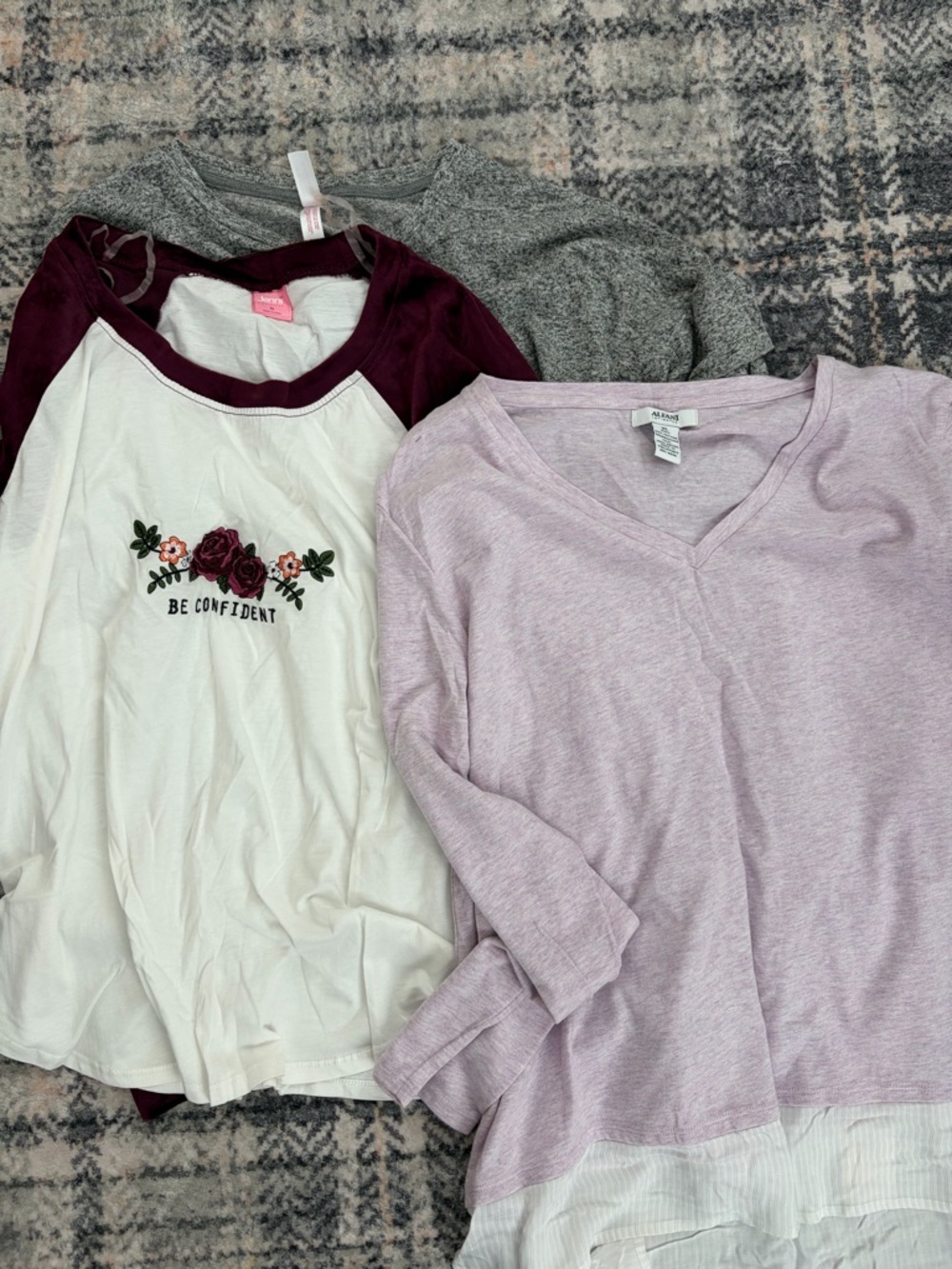 3 Piece Long Sleeve Sleepwear NWT Women’s XL Jenni Xhilaration Alfani